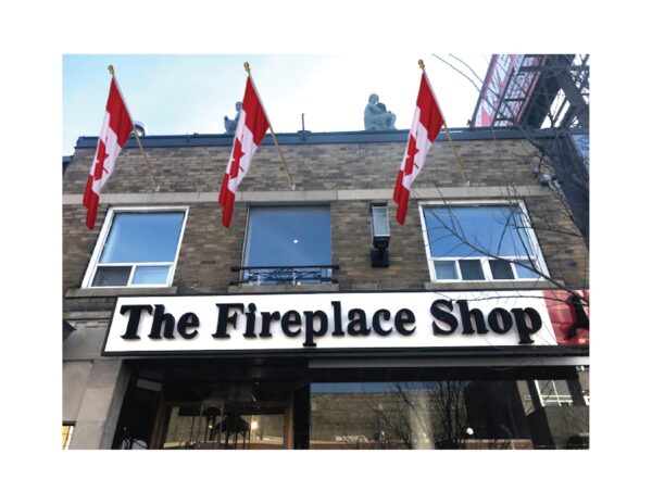 6' Telescopic Flagpole with Wall Bracket - Canadiana Flag