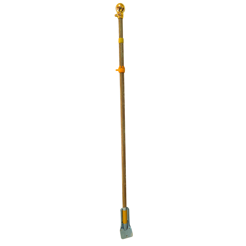 6′ Telescopic Flagpole with Wall Bracket