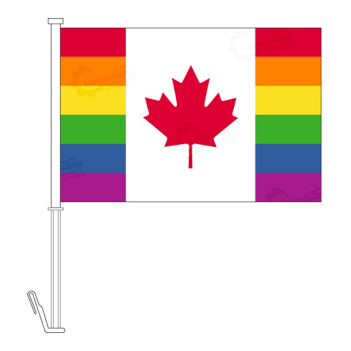 Canada Pride Car Flag