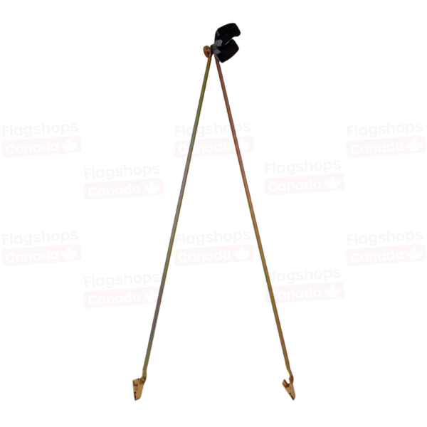 Indoor Flagpole Spreader (Gold)