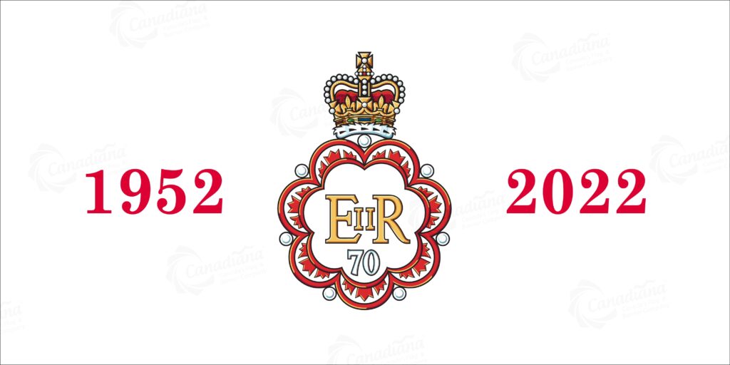 Queen's Platinum Jubilee Flag - Canadiana Flag