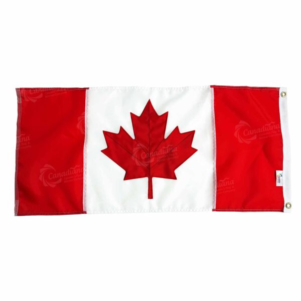 Authentic Appliqué Canada Flag - Image 3