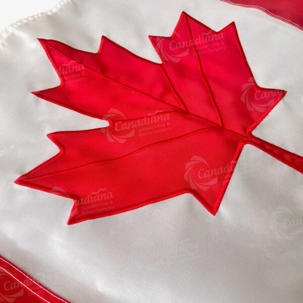 Authentic Appliqué Canada Flag - Image 2