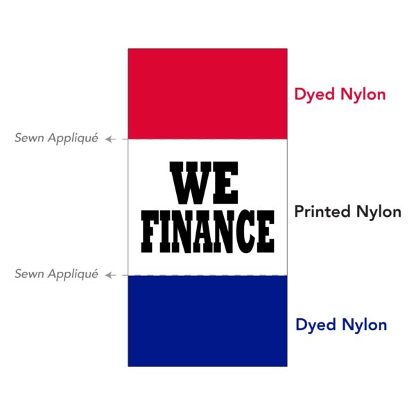 We Finance-sewn-applique-nylon