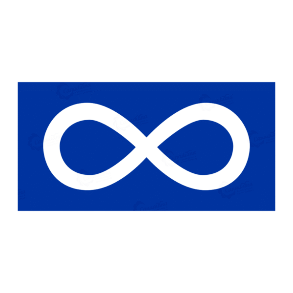 Blue Metis Flag - Canadiana Flag