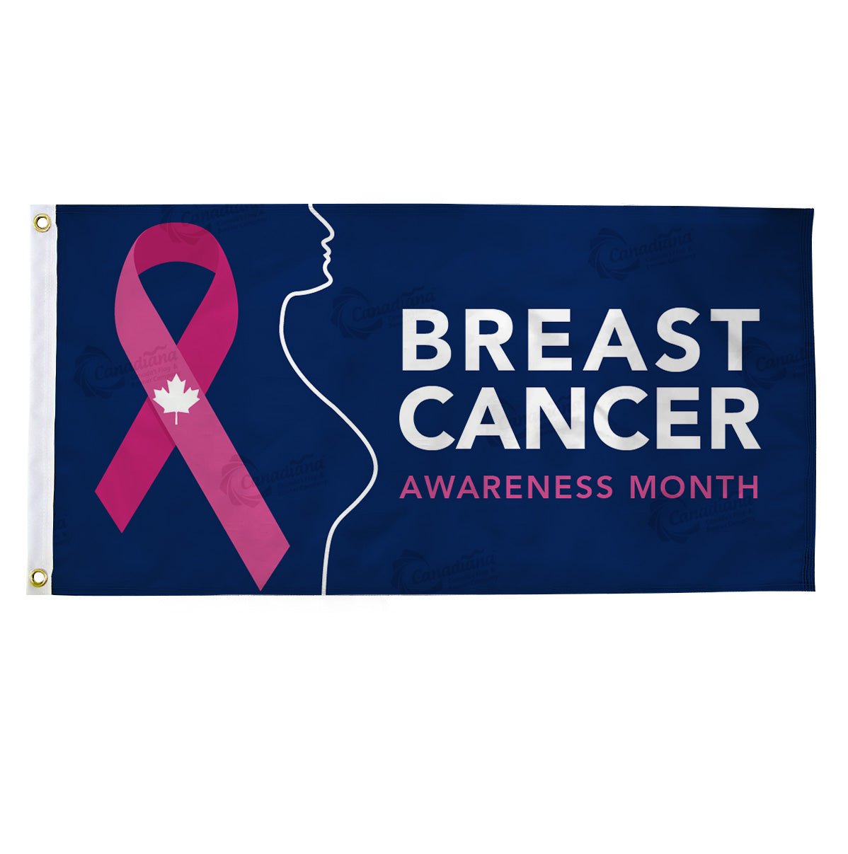 Breast Cancer Awareness Flag