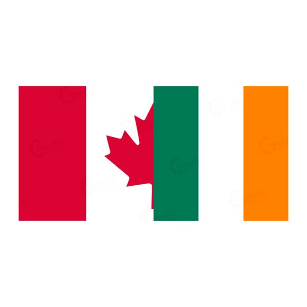 Canada - Irish Friendship Flag - Canadiana Flag