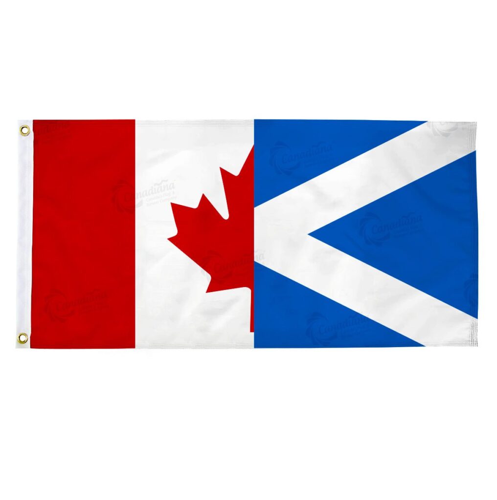 Canadian - Scottish Friendship Flag - Canadiana Flag