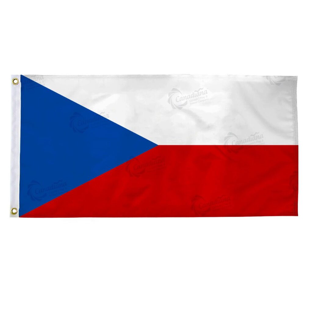 Czech Republic Flag - Canadiana Flag