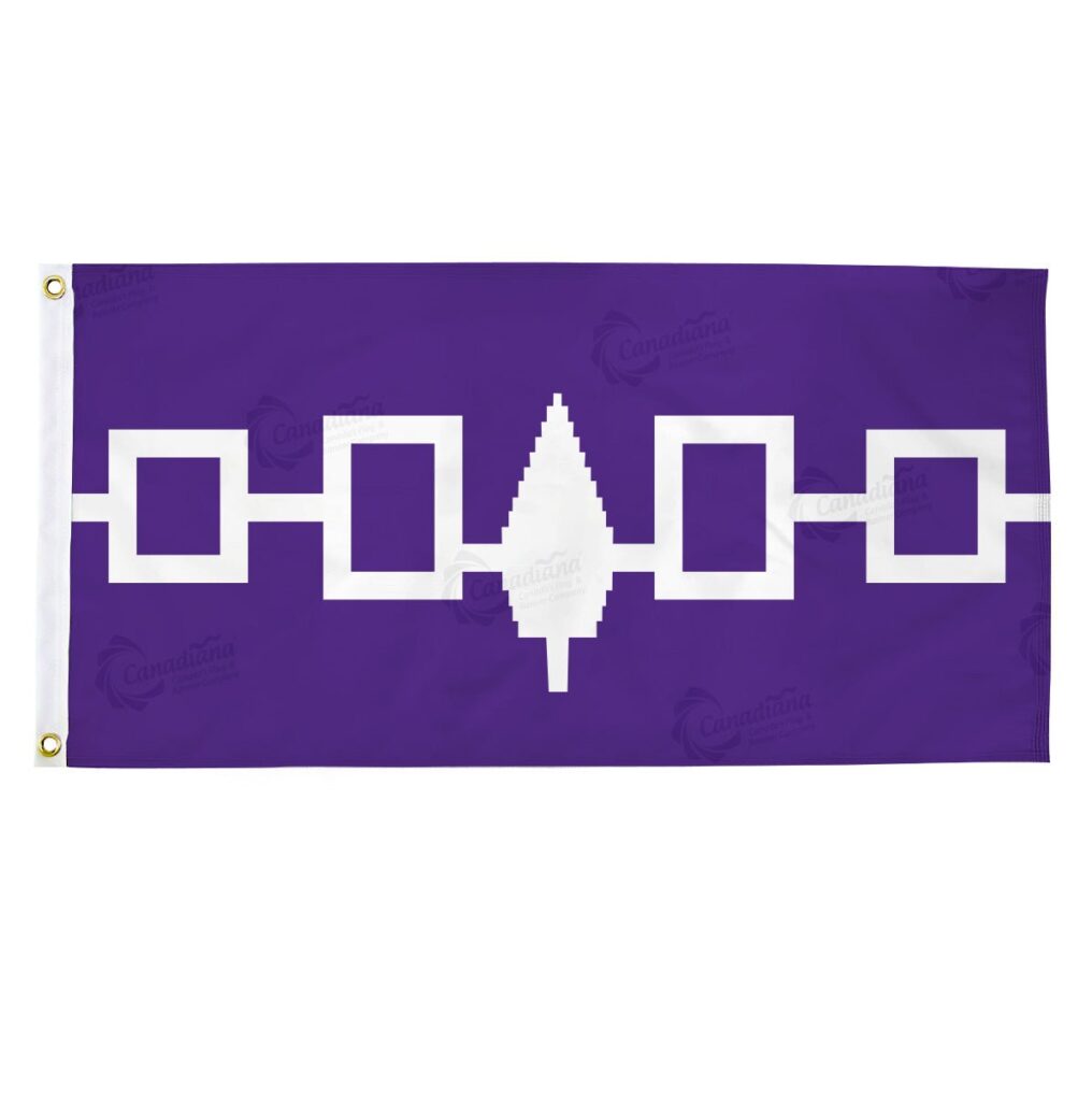 Iroquois/ Six Nations/ Haudenosaunee Flag - Canadiana Flag
