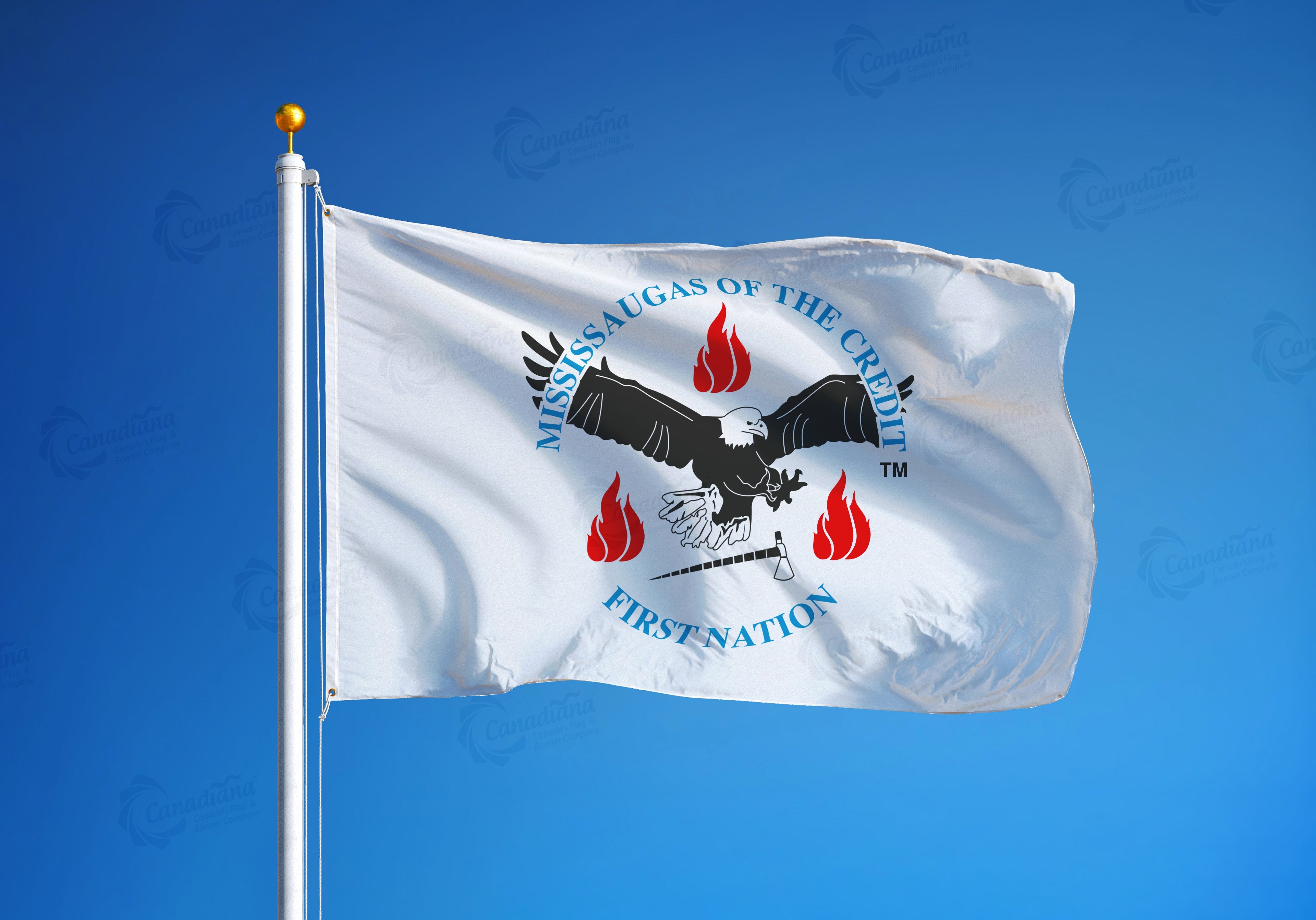 Mississaugas of the New Credit First Nation - Canadiana Flag
