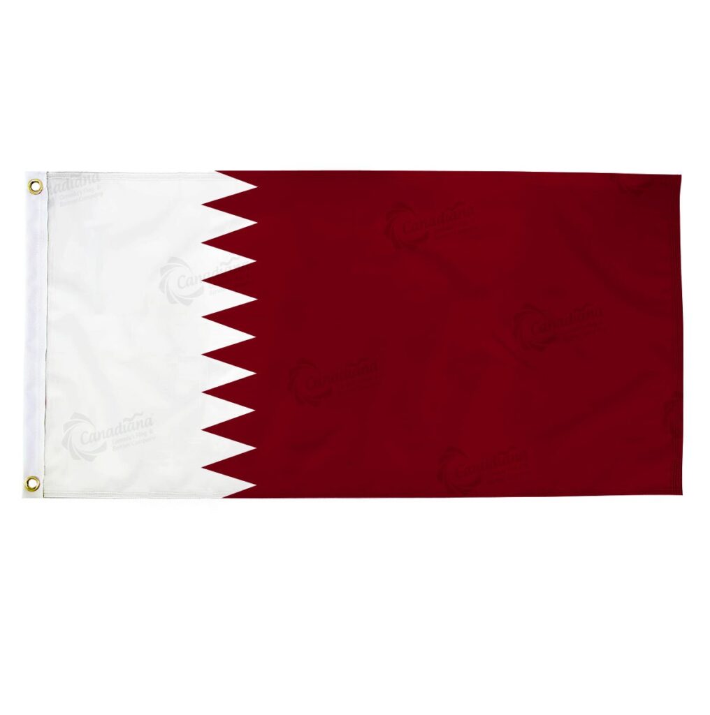 Qatar flag - Canadiana Flag