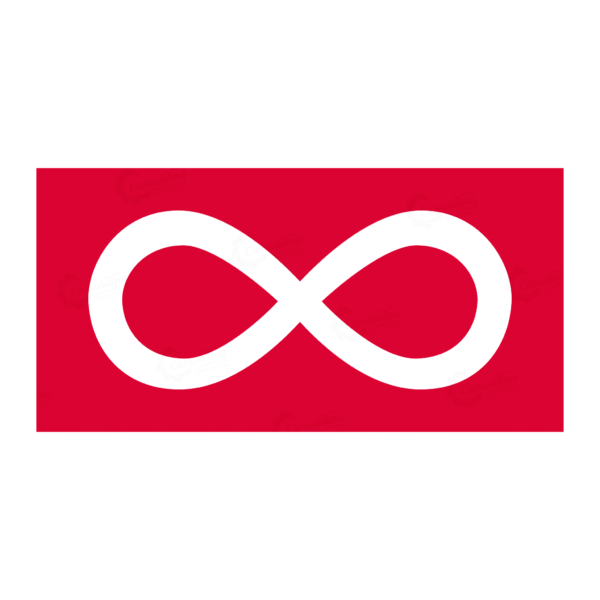 Red Metis Flag - Canadiana Flag