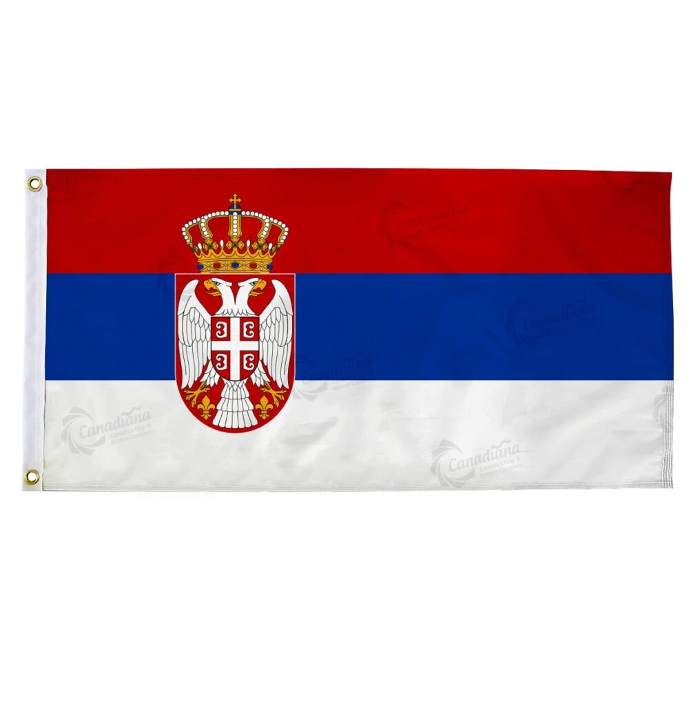 Serbia Flag - Canadiana Flag