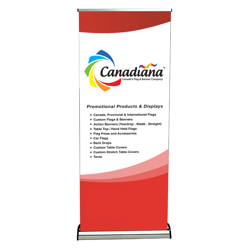 Vinyl Roll Up Banner - Canadiana Flag