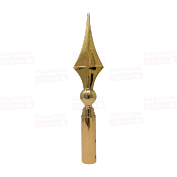 Brass Spear Pole Top