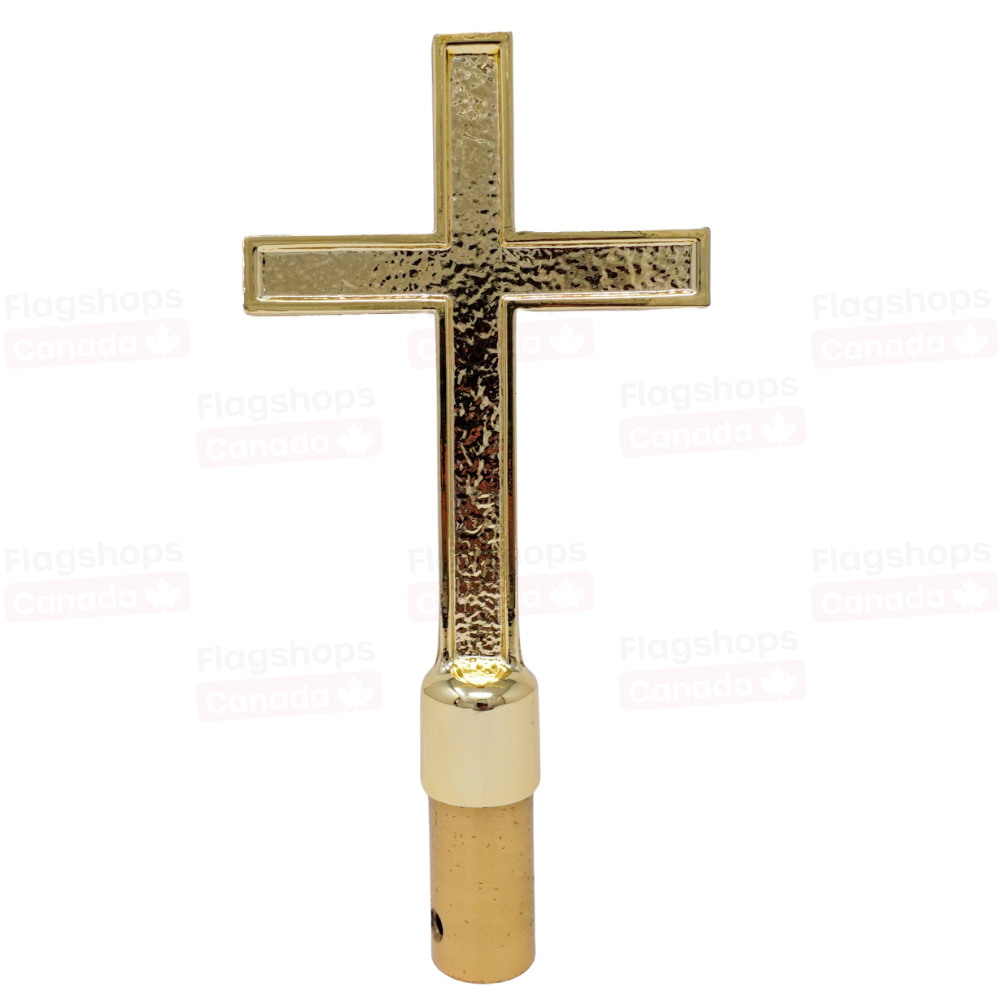 Brass Cross Pole Top