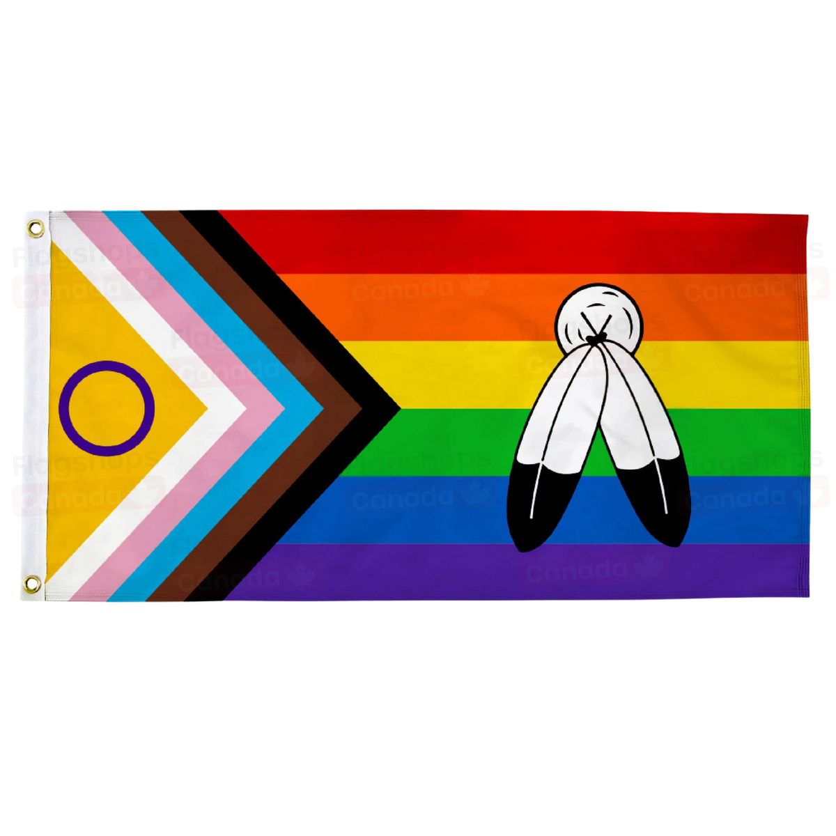 Two-Spirit Intersex-Inclusive Pride Flag