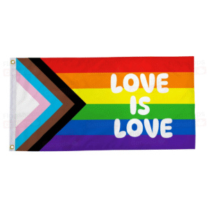 Progressive Love-Is-Love Pride Flag